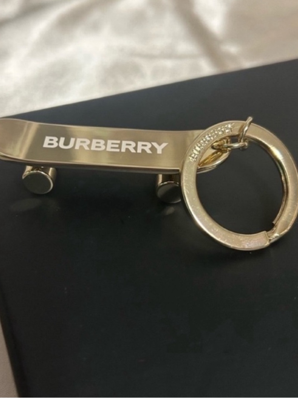 Burberry mini keychain